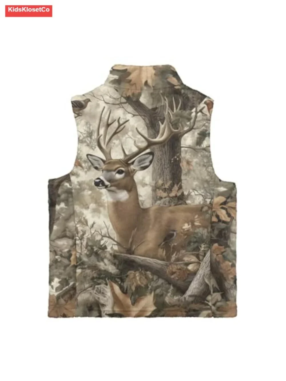 Kids Fleece Vest Sleeveless Zip Jacket with Pockets Size 2-12